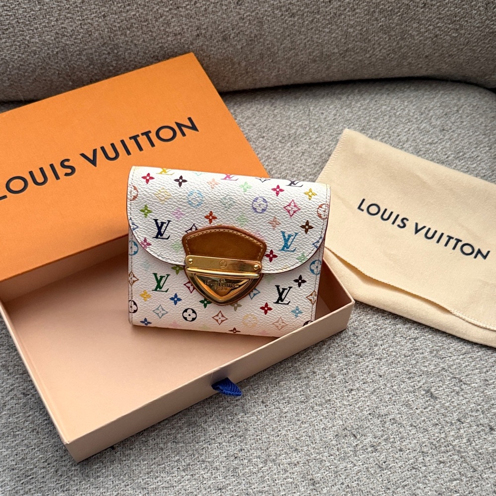 Louis Vuitton x Murakami Vintage White Multicolor Wallet
